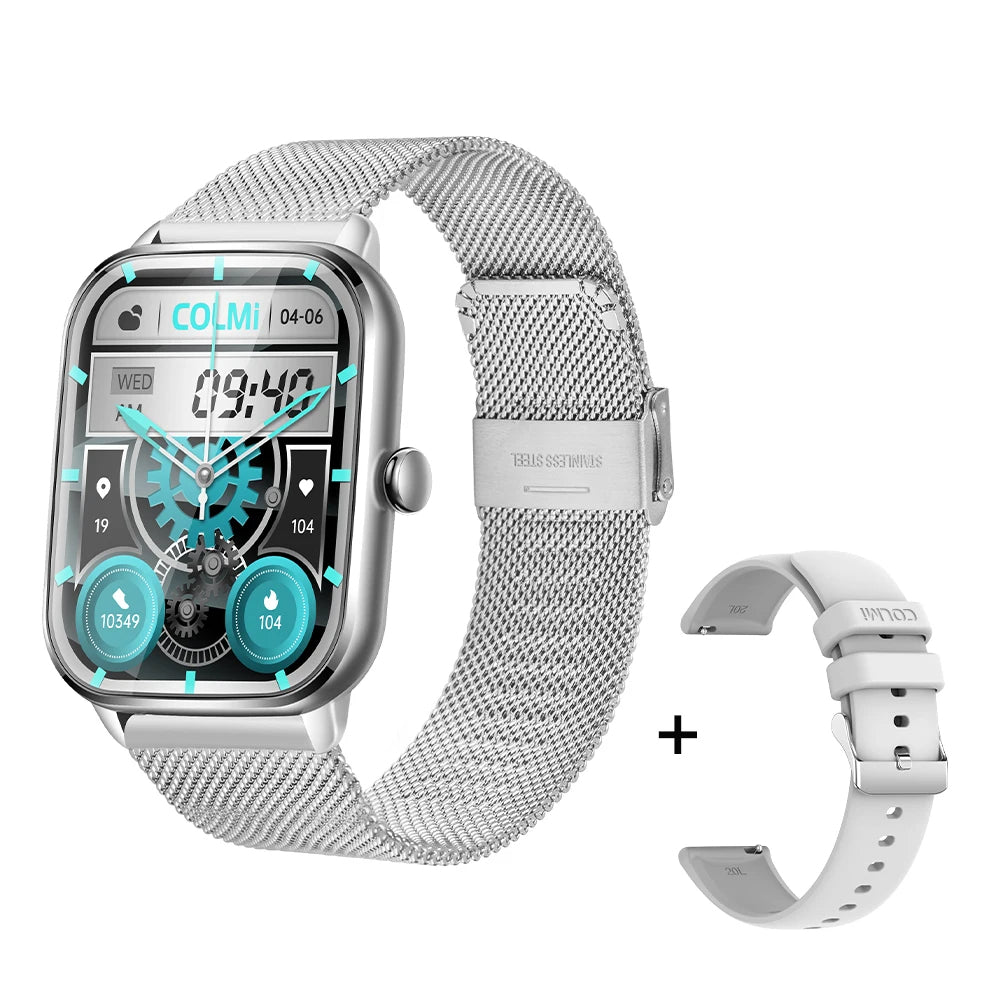 Plus de 100 modèles de montre connectée pour hommes et femmes, plein écran 1.9 pouces, appels Bluetooth, moniteur de fréquence cardiaque et de sommeil