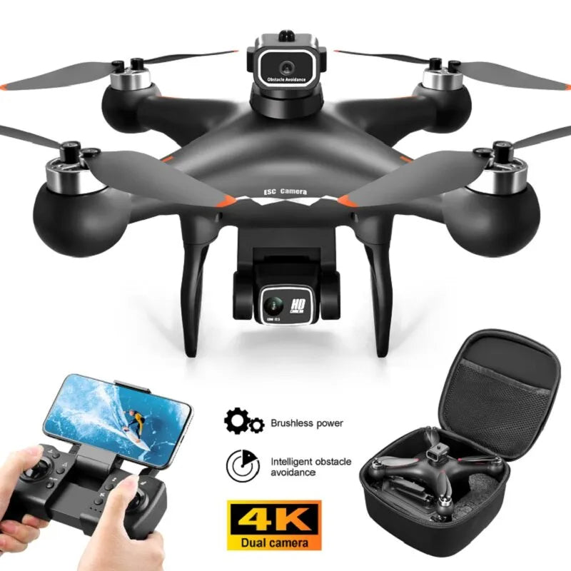Drone WIFI à double caméra 4K HD pour éviter les obstacles à 360 °