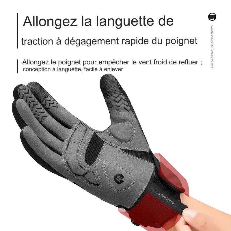 Gants d'hiver chauffants Gants de cyclisme Gants de ski rechargeables électriques USB Gants de moto à écran tactile Gants de randonnée Gants de neige