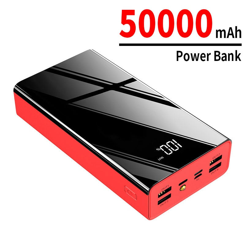 Banque d'alimentation 50 000 mAh avec lampe de poche