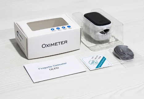 Oxymètre de pouls portatif médical d'oxymètre de Saturation de fréquence cardiaque d'oxygène de sang moniteur OLED Oximetro de dedo Saturometro