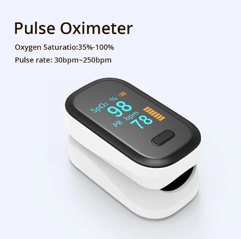 Oxymètre de pouls portatif médical d'oxymètre de Saturation de fréquence cardiaque d'oxygène de sang moniteur OLED Oximetro de dedo Saturometro