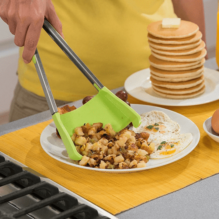 Spatule De Cuisine 2 En 1 Et Pince