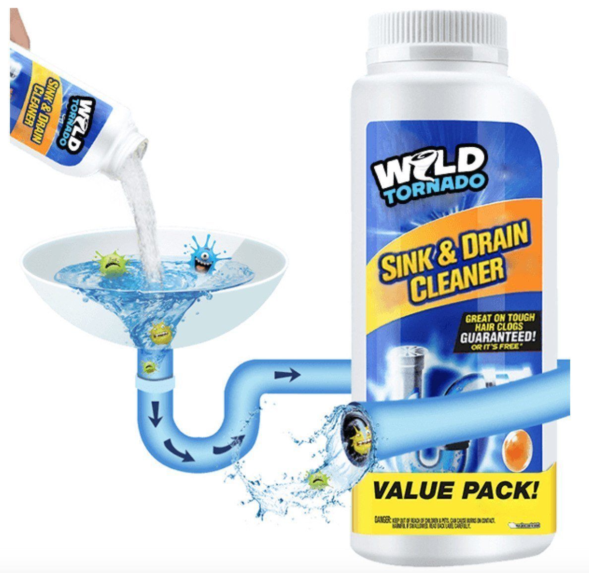 Nettoyant Puissant Pour Éviers Et Drains Wild Tornado