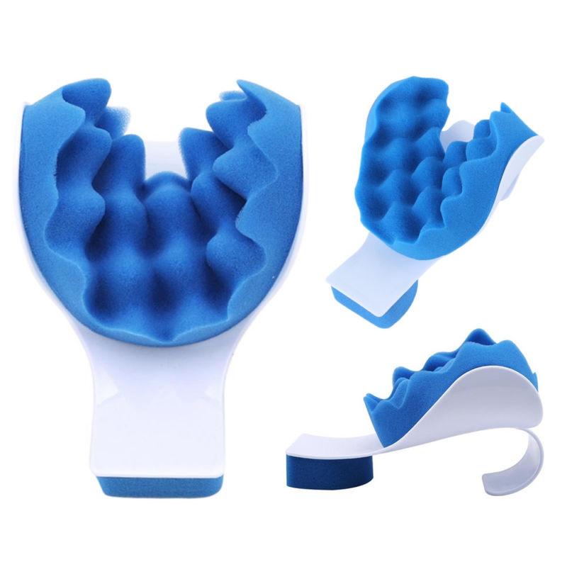 Uk0D Traction Pillow Relaxer Back And Relax Soulagement Du Cou Douleurs Musculaires Épaule
