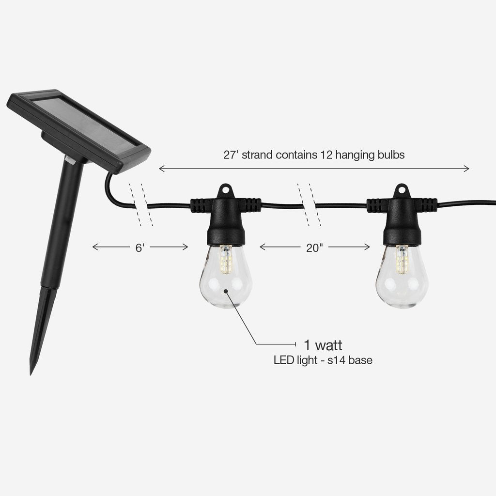 Guirlandes Solaires Extérieures Imperméables De Led