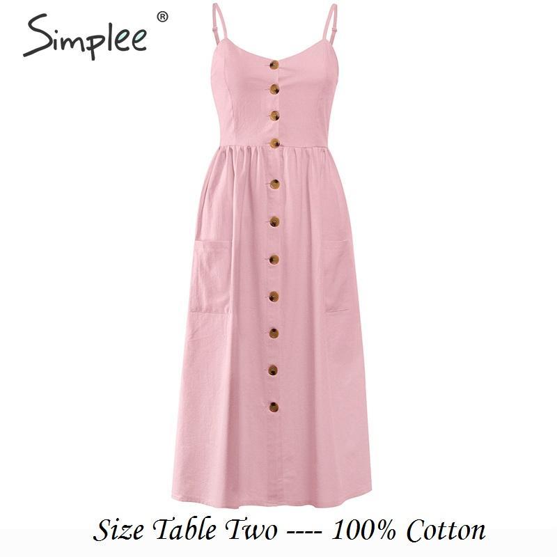 Robe Mi-Longue En Coton