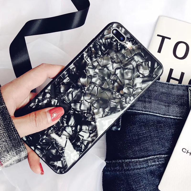 Étui En Verre Trempé De Couverture De Luxe Pour Iphone