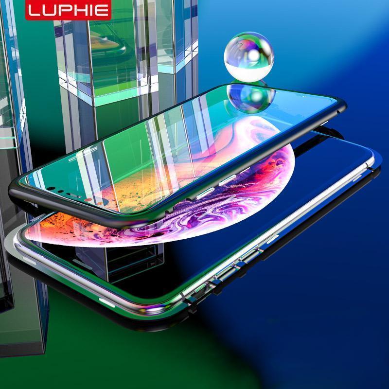 Caisse En Verre Bilatérale De Verre Trempé Transparent D'Adsorption Magnétique