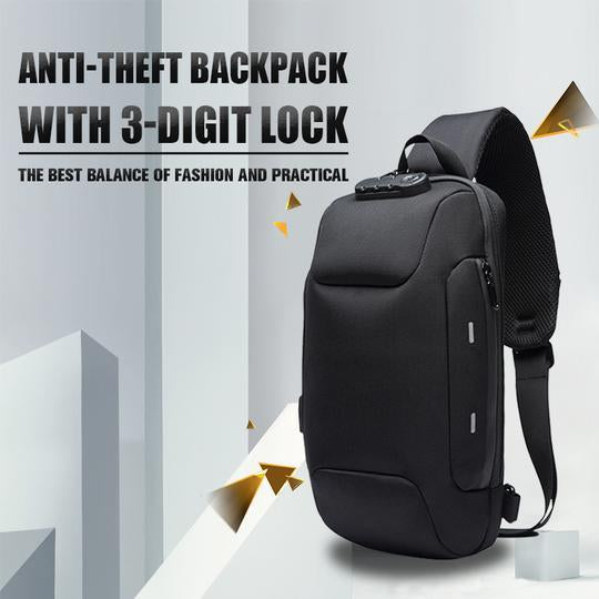 Sac À Dos Anti-Vol Avec Verrouillage À 3 Chiffres