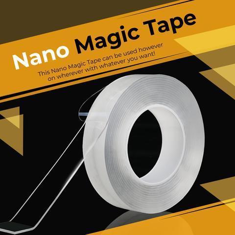 Nano Magic Tape-Adhésif Réutilisable Double Face
