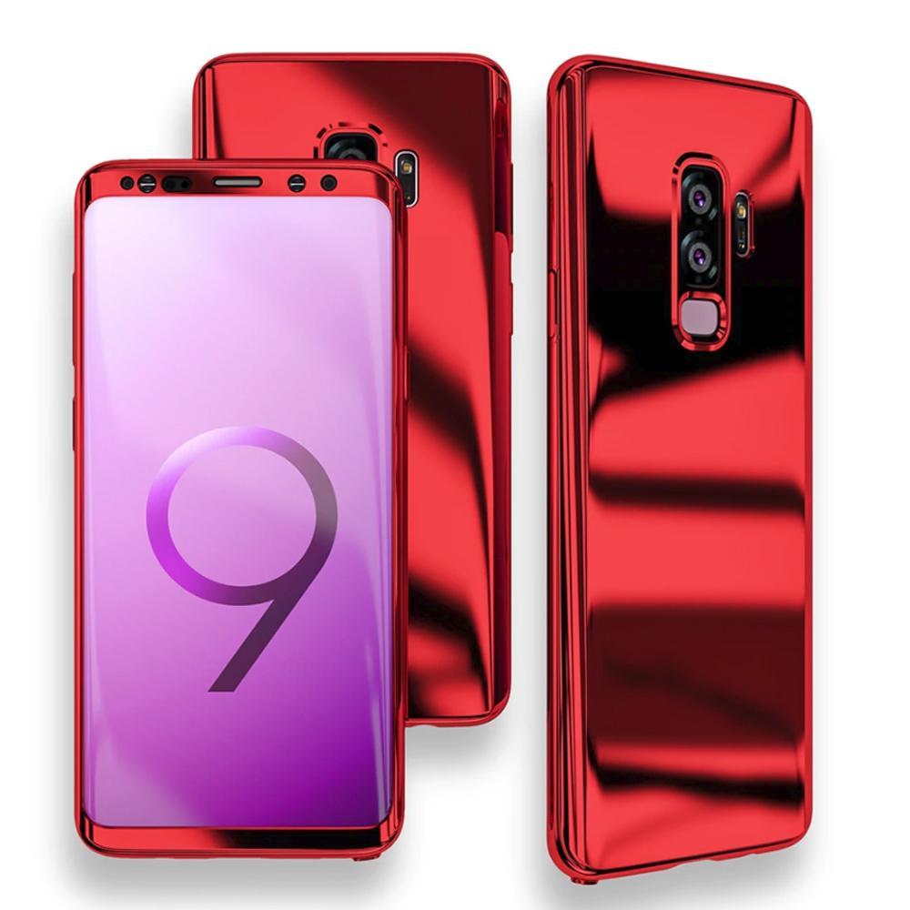 Etui De Protection Complet 360 ° Ultra Thin Mirror Pour Samsung