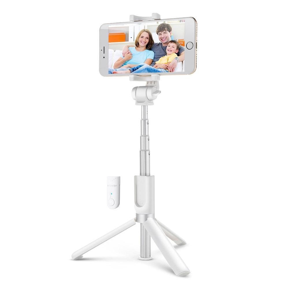 3 En 1 Sans Fil Bluetooth Selfie Stick Mini Trépied Monopod Extensible Universel Pour Iphone Pour Samsung Huawei