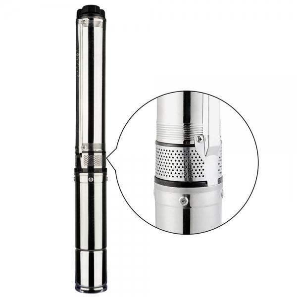 Pompe De Puits Profond D'Acier Inoxydable De 110V 1500W Avec L'Argent De Contrôleur