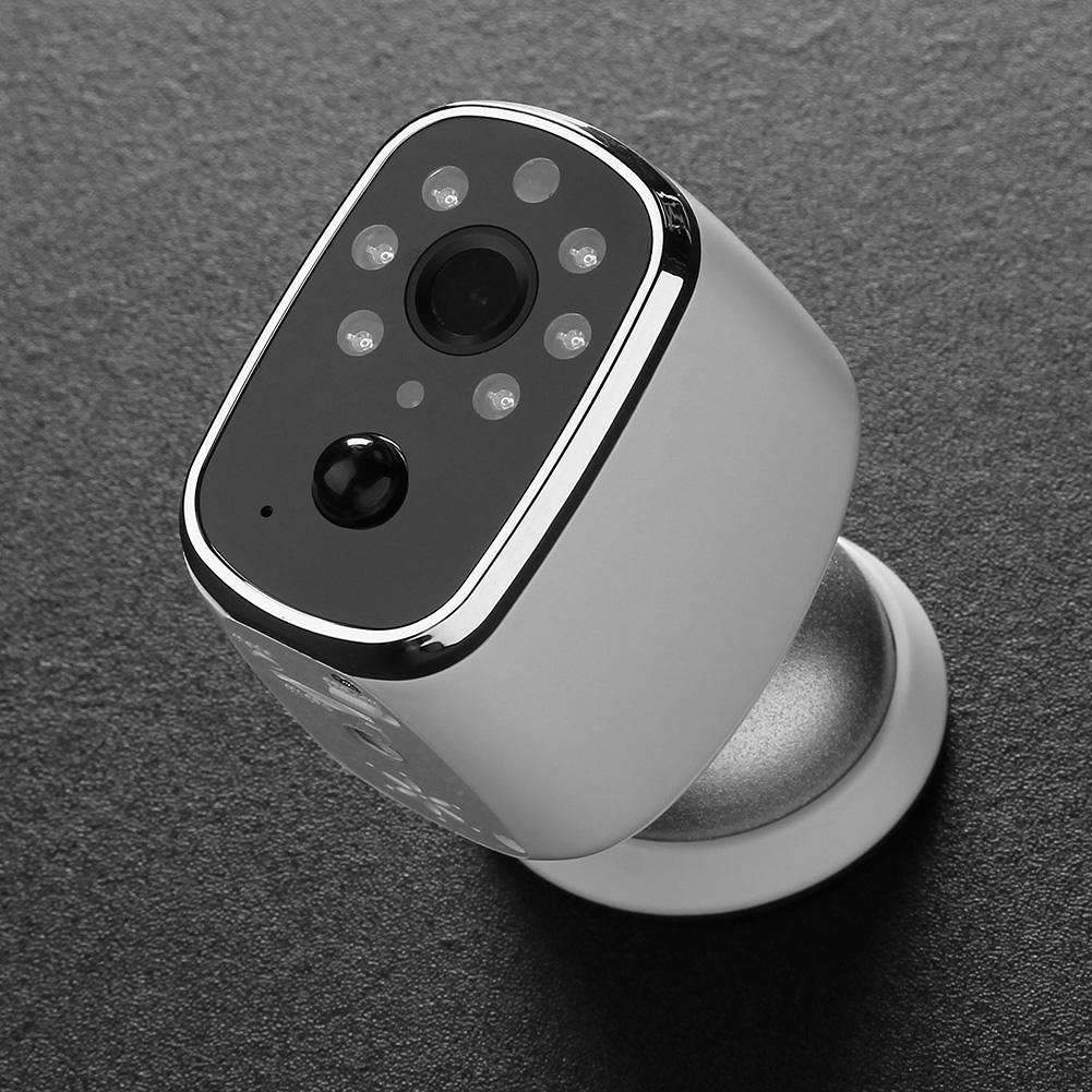 Caméra De Surveillance Pir Wi-Fi Sans Fil Ip De Sécurité Alimentée Par Batterie