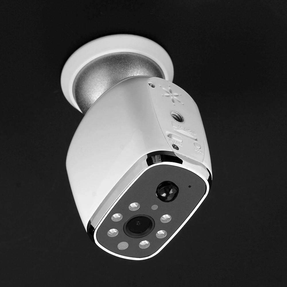 Caméra De Surveillance Pir Wi-Fi Sans Fil Ip De Sécurité Alimentée Par Batterie