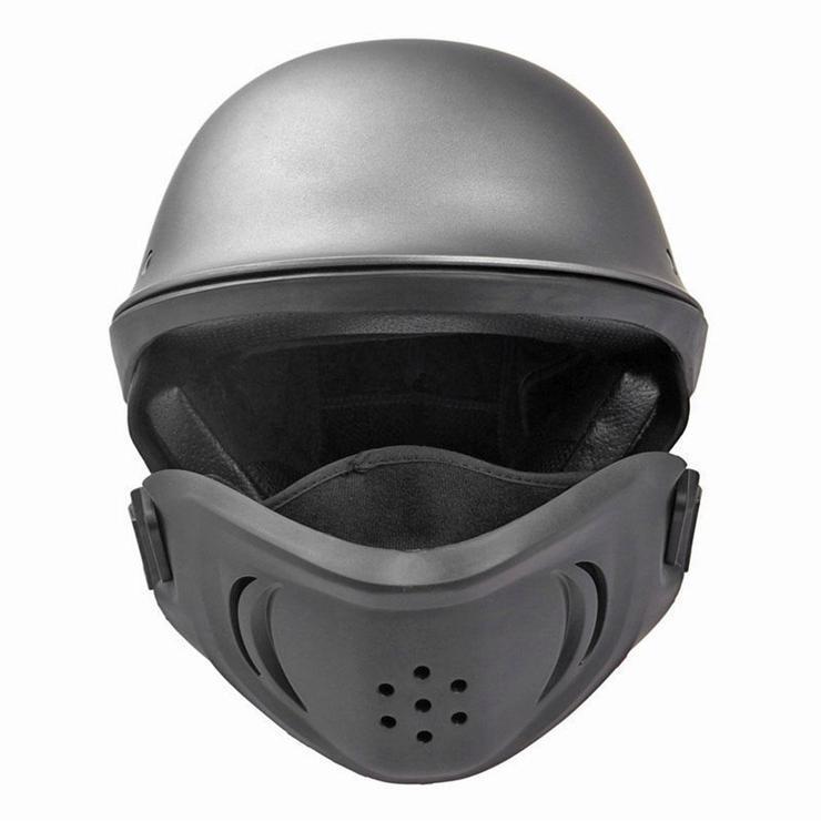 Casque Ouvert Avec Masque Pour Racing Design Zr-666 Rogue Pour Harley