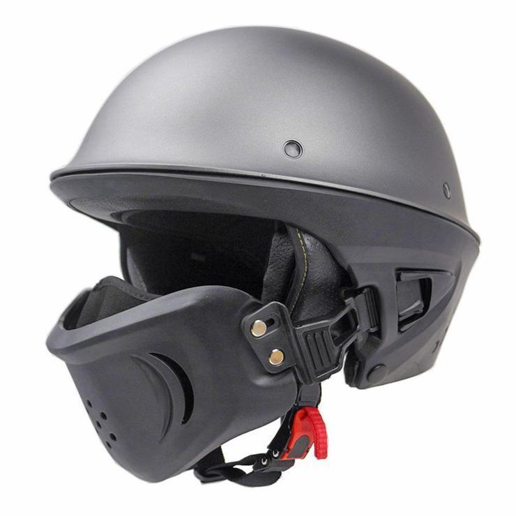 Casque Ouvert Avec Masque Pour Racing Design Zr-666 Rogue Pour Harley