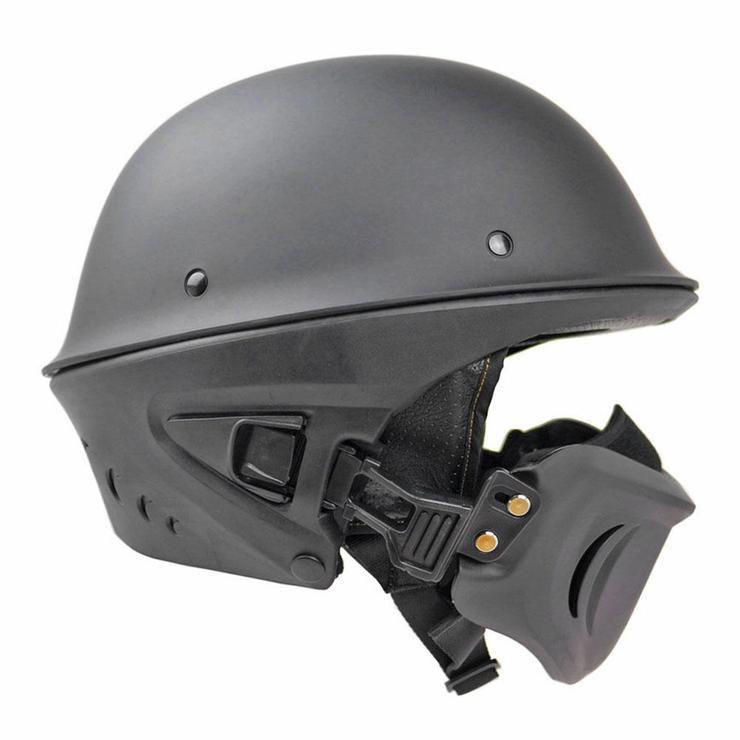 Casque Ouvert Avec Masque Pour Racing Design Zr-666 Rogue Pour Harley