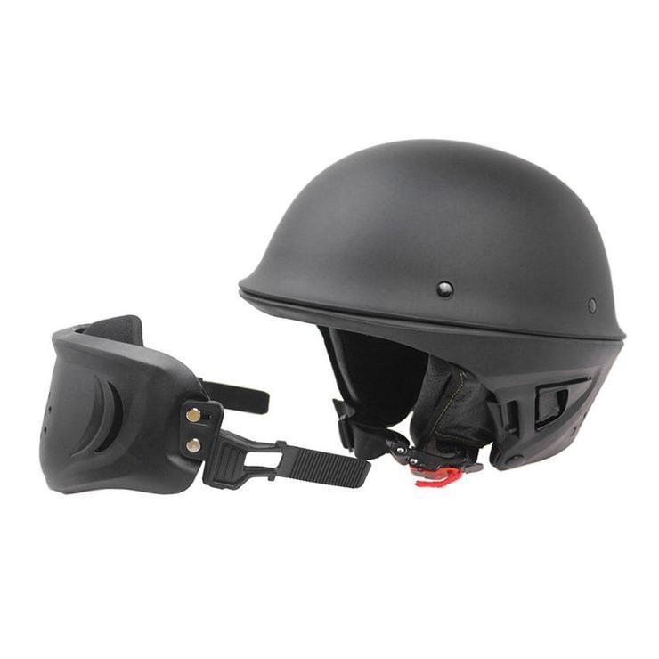 Casque Ouvert Avec Masque Pour Racing Design Zr-666 Rogue Pour Harley