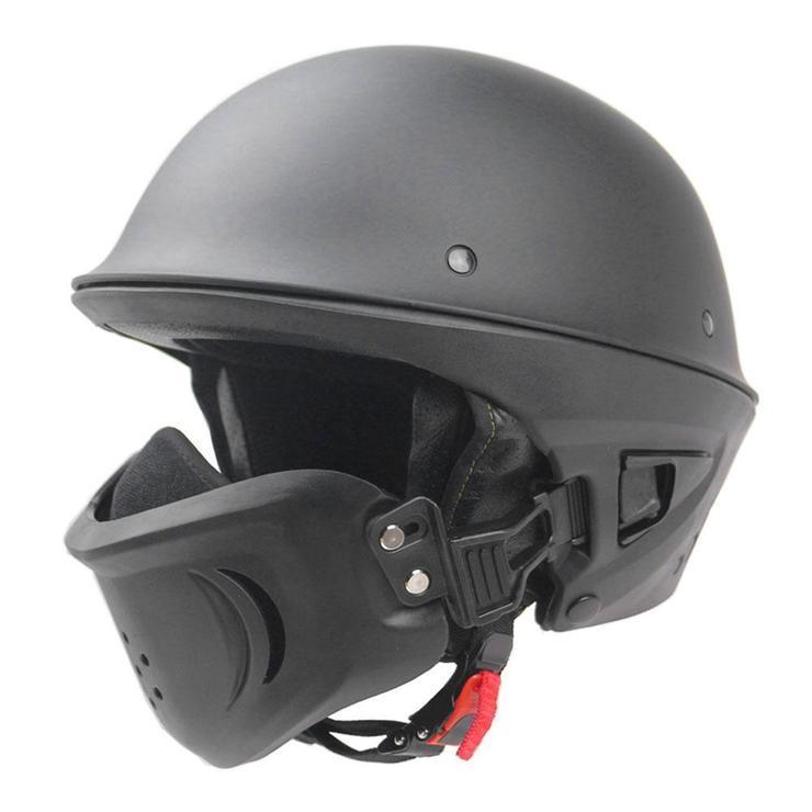 Casque Ouvert Avec Masque Pour Racing Design Zr-666 Rogue Pour Harley