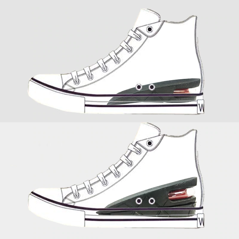 Semelles De Chaussure Augmentant La Hauteur
