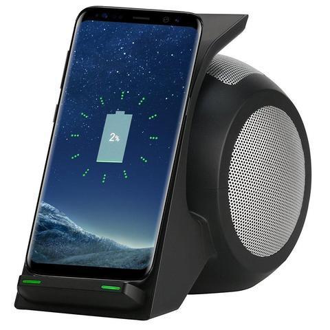 Chargement Sans Fil Rapide Avec Haut-Parleur Bluetooth