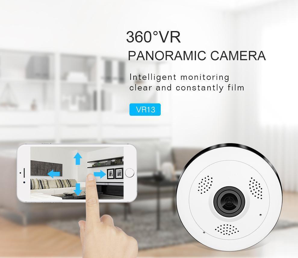 Caméra Smart Home Panoramique 360 °