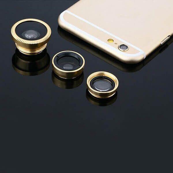 3 En 1 Objectif Universel De Téléphone Portable Fisheye