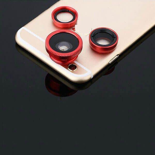 3 En 1 Objectif Universel De Téléphone Portable Fisheye