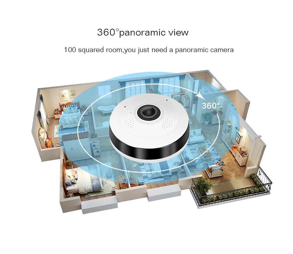 Caméra Smart Home Panoramique 360 °