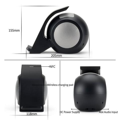 Chargement Sans Fil Rapide Avec Haut-Parleur Bluetooth