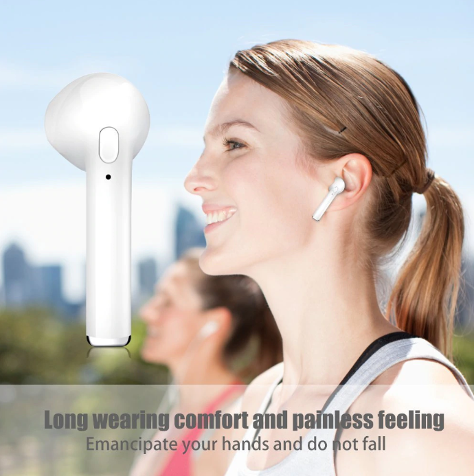 Ecouteurs Intra-Auriculaires Sans Fil Bluetooth I7S Avec Étui De Chargement