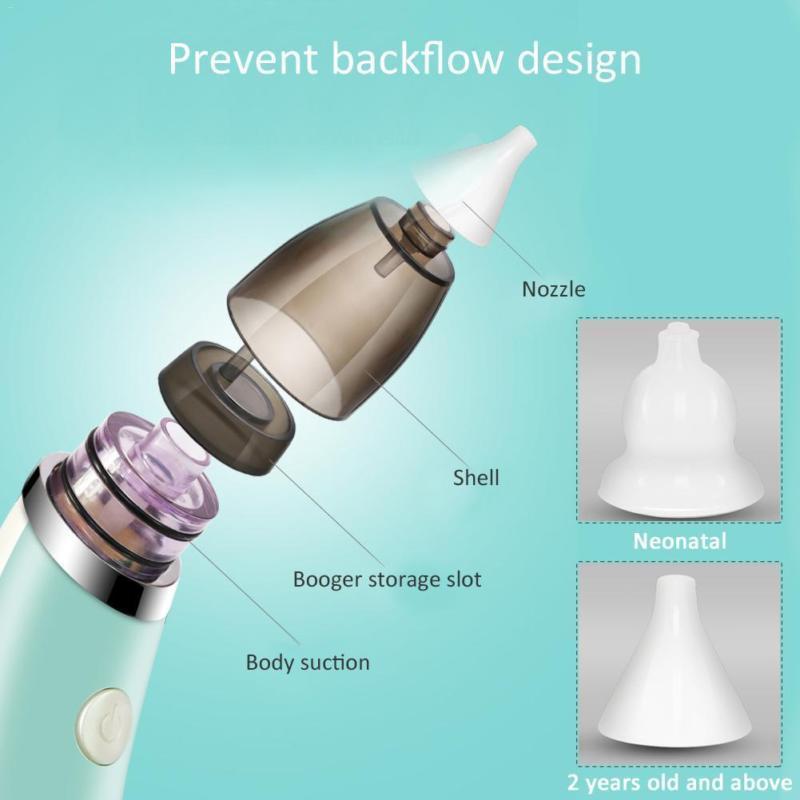 Baby Nose Cleaner-Aspirateur Nasal Electrique Rechargeable Par Usb