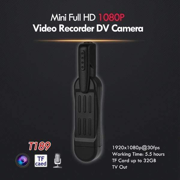 Caméra Et Enregistreur Vocal Minicam ™ Hd (50% De Rabais)