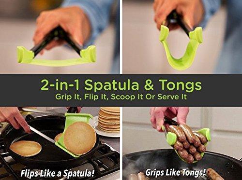 Spatule De Cuisine 2 En 1 Et Pince