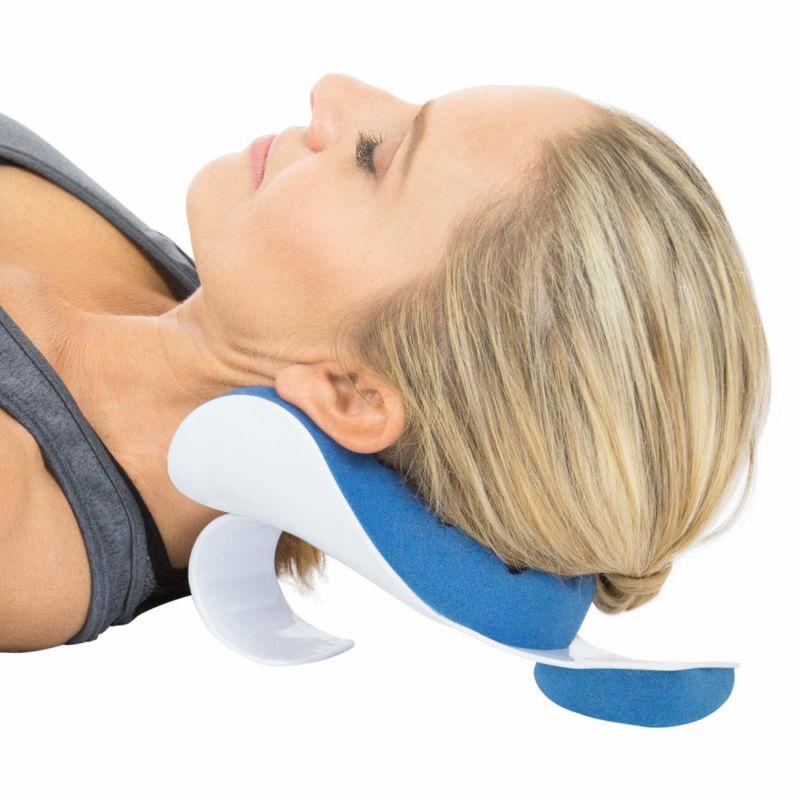 Uk0D Traction Pillow Relaxer Back And Relax Soulagement Du Cou Douleurs Musculaires Épaule