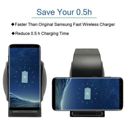 Chargement Sans Fil Rapide Avec Haut-Parleur Bluetooth