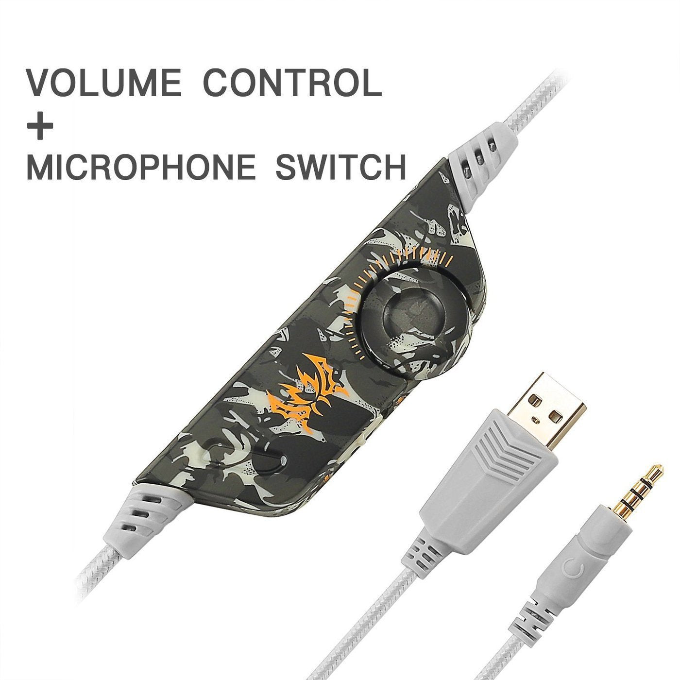 Kotion Eachh G9000 Casque De Jeu 3,5 Mm Pour Pc Ps4 Xbox One Avec Éclairage Del À Del