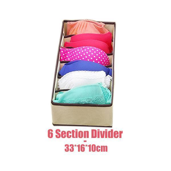 Organisateur De Sous-Vêtements Pliable Placard (4 Pièces)