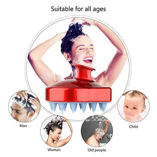 Pinceau Shampooing Massant Pour Le Cuir Chevelu