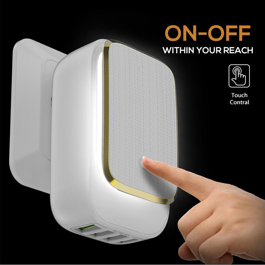 Adaptateur De Chargeur Usb Pour Lampe Led 2-En-1
