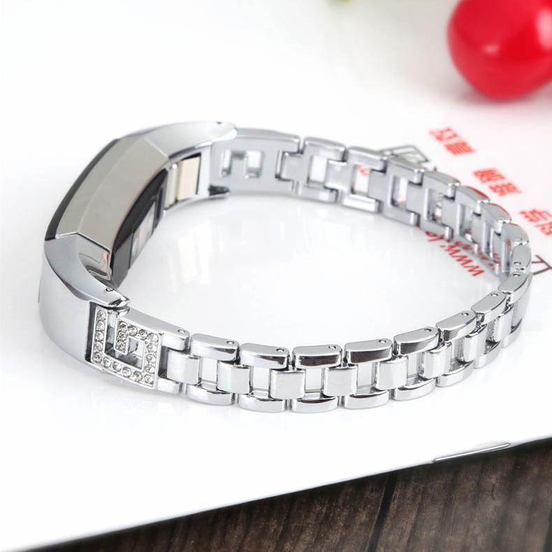 Bracelet En Acier Inoxydable Diamant Fitbit Alta/Alta Hr