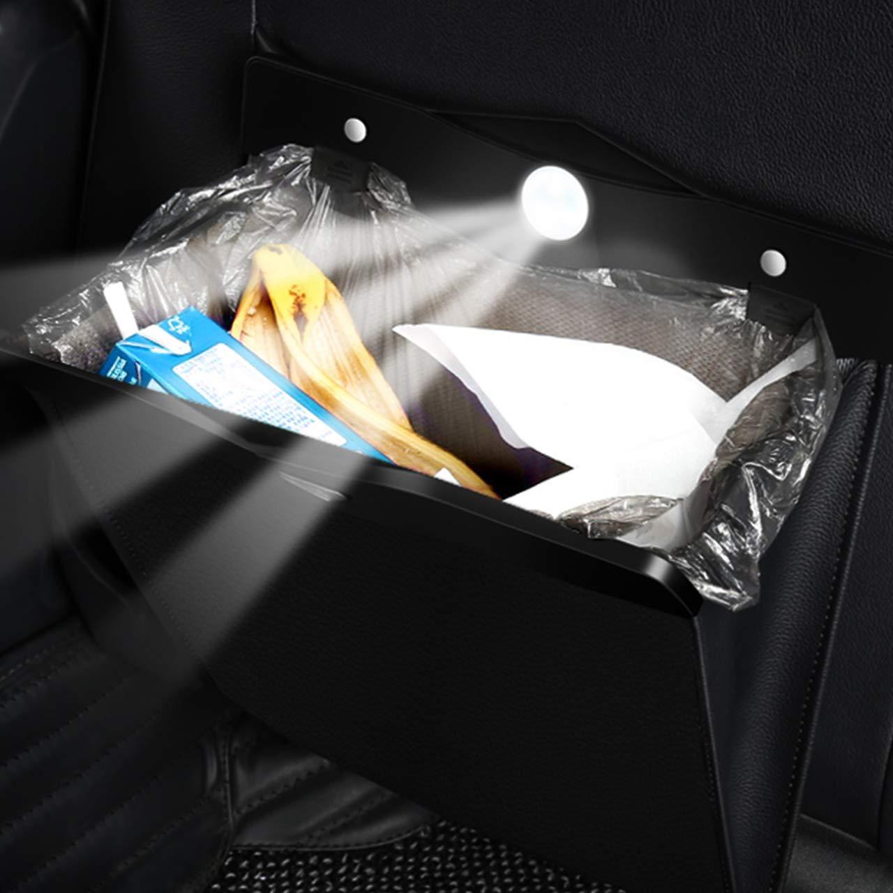 Poubelle De Voiture Magnétique À Led