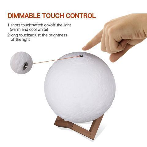 Lampe À Del Moon, Couleur Changeante