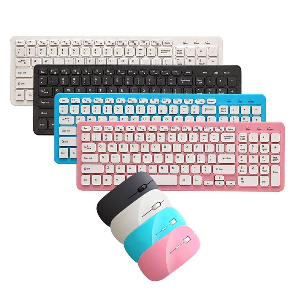 Ensemble Clavier Et Souris Sans Fil Mince