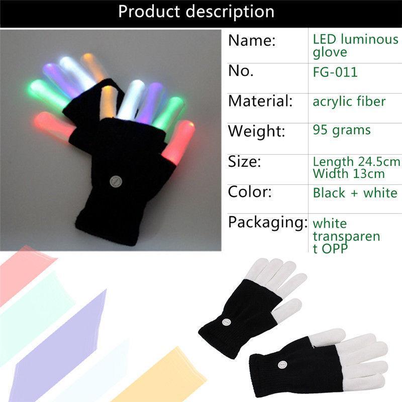 Gants De Fête À Led