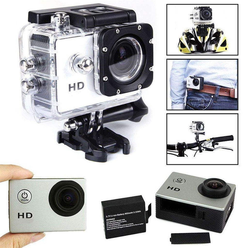 Caméra D'Action Full Hd Extérieure Sous-Marine