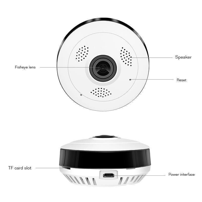 Caméra Smart Home Panoramique 360 °