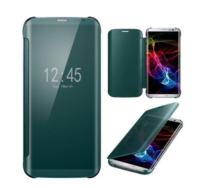 Cas Hybride De Secousse Claire Intelligente De Miroir De Luxe Pour La Galaxie De Samsung